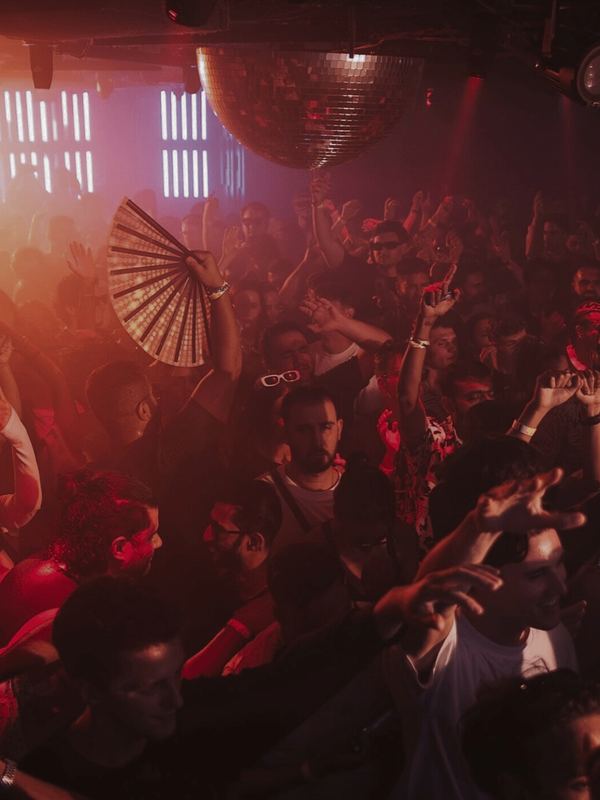 DJ on the decks at Coda, Toronto's techno and house club