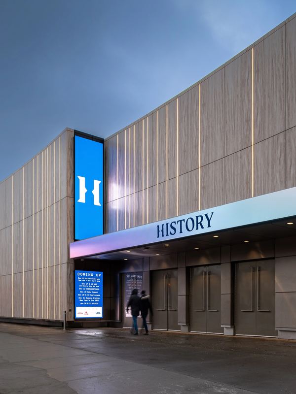 Large concert crowd at History music venue in Toronto's east end